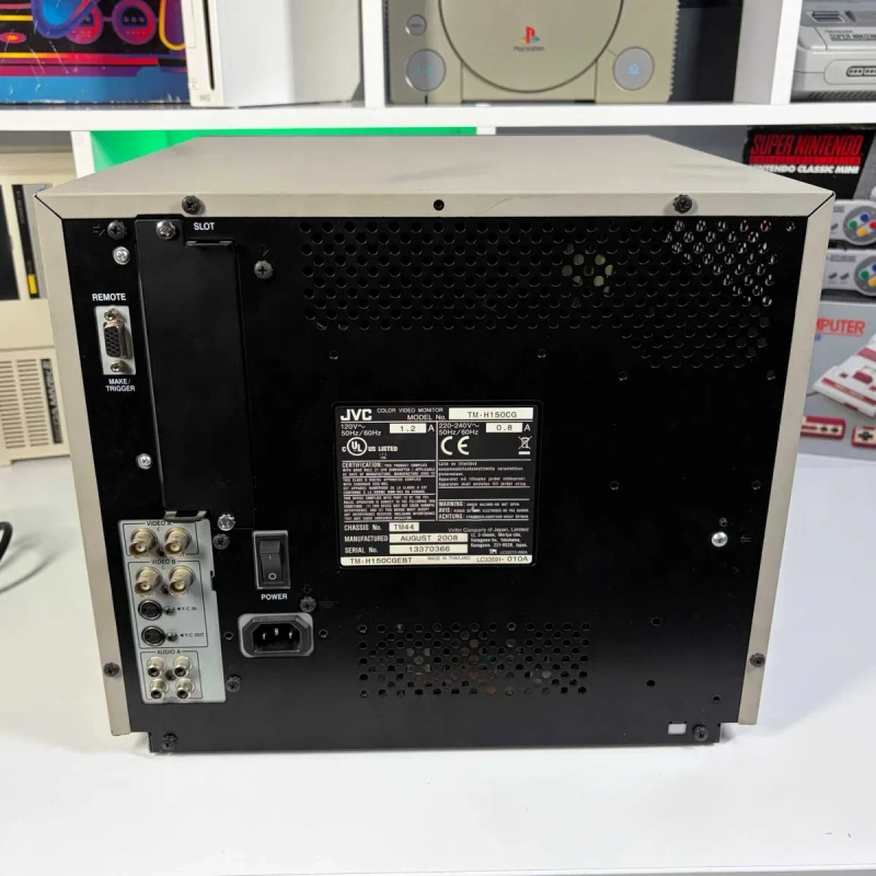 Монітор JVC TM-H150CG CRT Професійний Cтудійний 15" Б/У Телевізор ЖВС для ретро консоль — фото 4