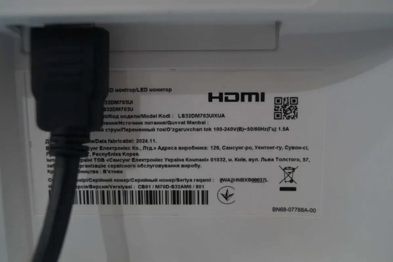 Монітор Samsung Smart Monitor M7 (32"/4K/HDR/USB-C)TVOYO — фото 5