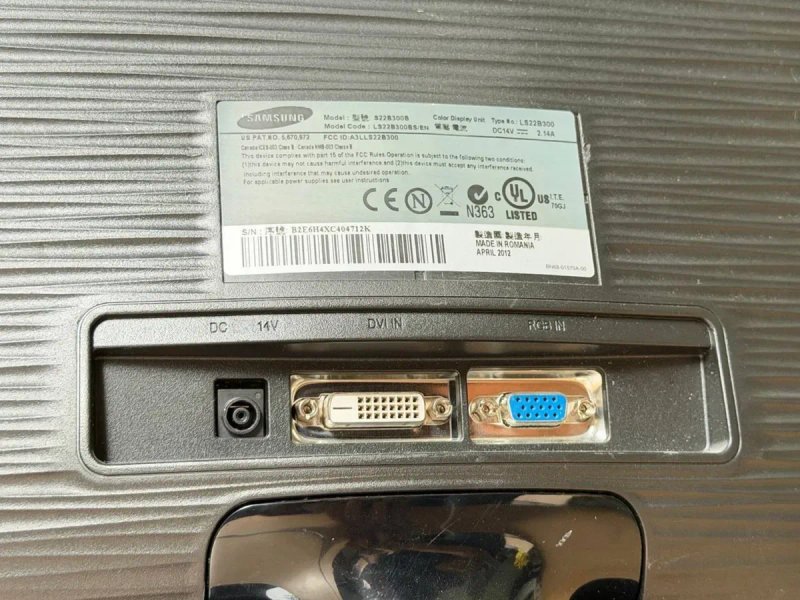 Монітор Samsung SyncMaster 22” / Full HD / DVI / VGA — фото 4