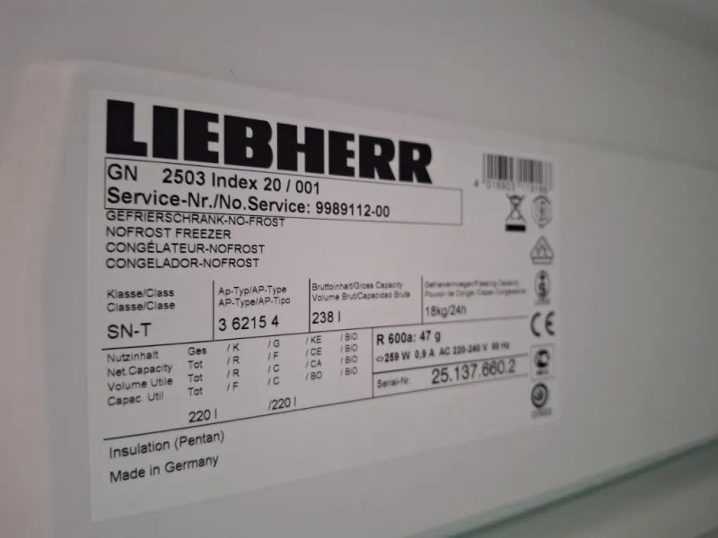 Морозильна камера Liebherr model GN2503 — фото 5
