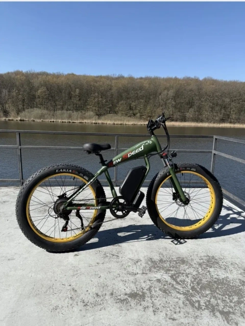 Мощный Электровелосипед електробайк 500/1000W 48V 13/17Ah Фетбайк новый со склада електровелосипед купити електричний велосипед з гарантією 6 міс