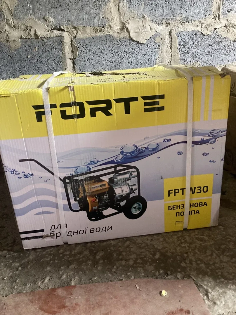 Мотопомпа для брудної води FPTW30 Forte помпа бензинова,помпа для води — фото 5