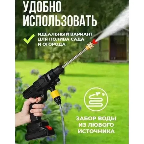 Мойка высокого давления 48v аккумуляторами для эффективной очистки автомобиля — фото 7