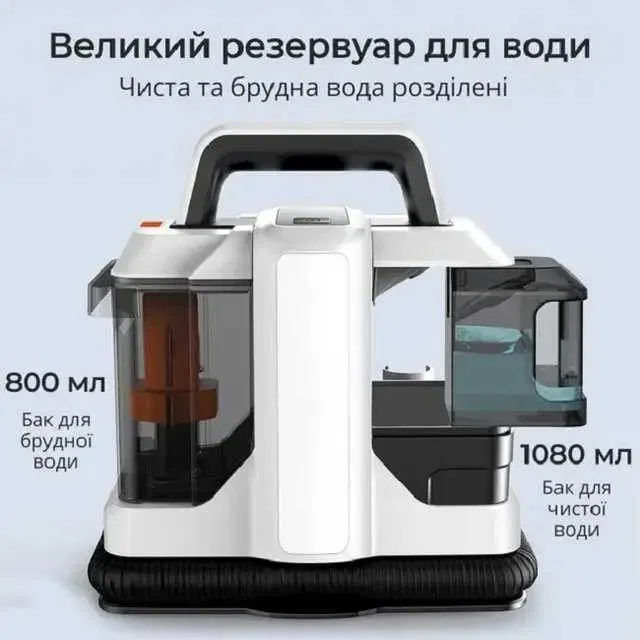 Моющий пылесос для влажной уборки Sokany SK-13065 Пятновыводитель для ковров, текстиля, мебели и автомобиля миючий пилесос — фото 3