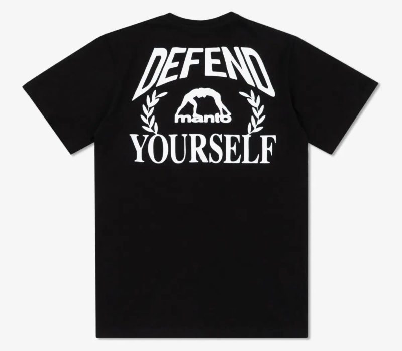 Мужская футболка Manto Jiu-Jitsu манто черная Fight Co Wrestling ММА — фото 6