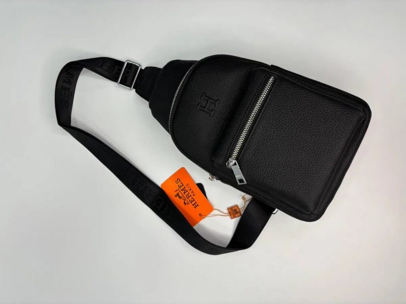 Мужская кожаная сумка Хермес/Чоловіча шкіряна сумка Hermes — фото 7
