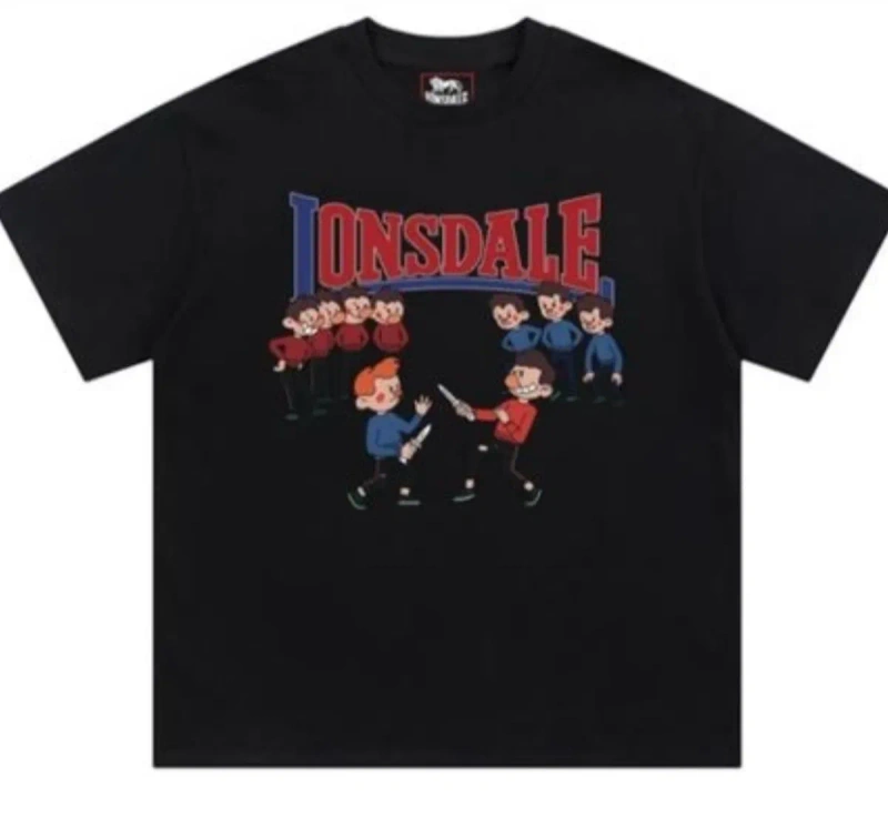 Мужские футболки Lonsdale London Fight spider logo  унисекс лонсдейл — фото 8