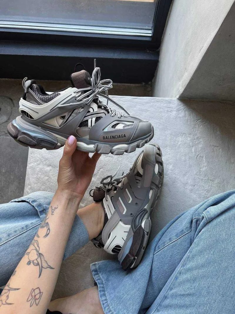 Мужские кроссовки Balenciaga Track 3.0 Grey Premium. 40-45 — фото 3