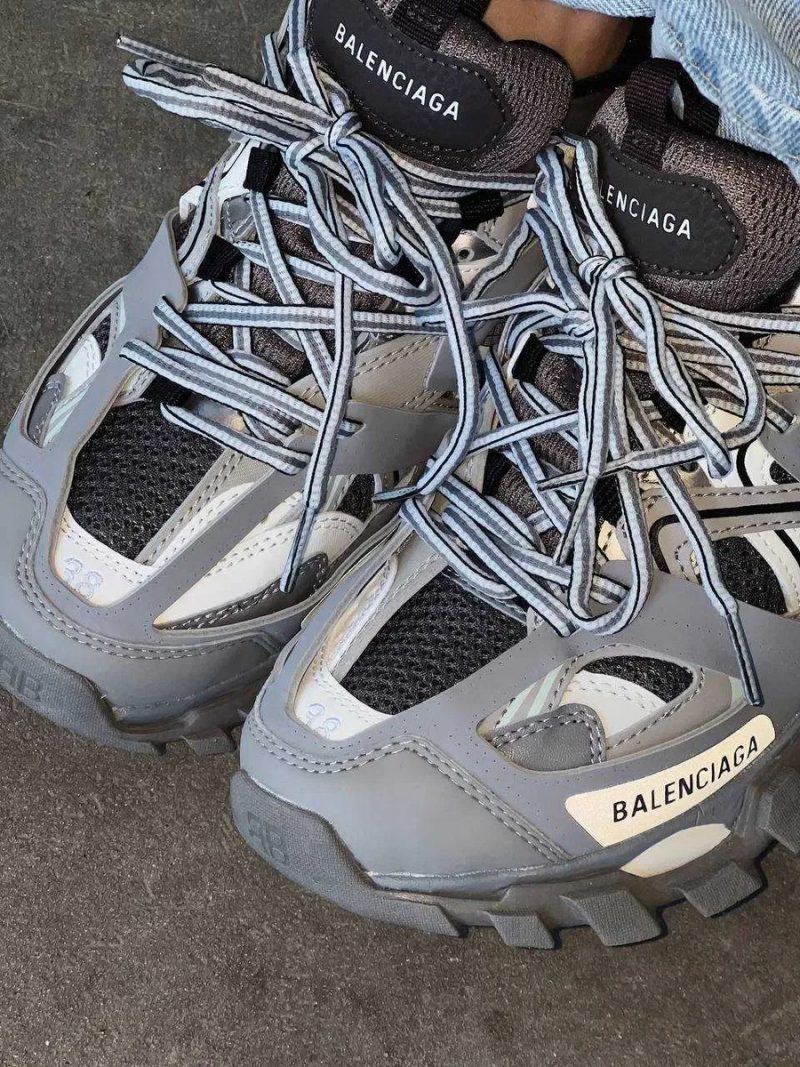Мужские кроссовки Balenciaga Track 3.0 Grey Premium. 40-45 — фото 4