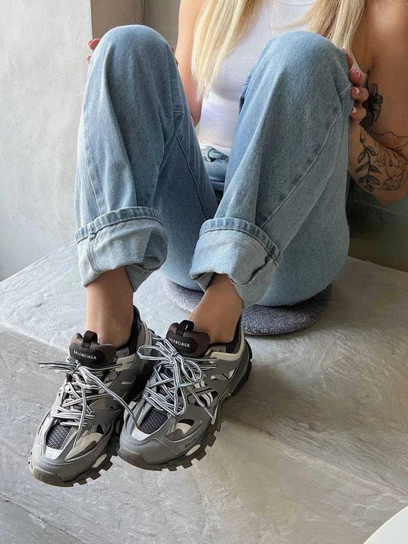 Мужские кроссовки Balenciaga Track 3.0 Grey Premium. 40-45 — фото 8