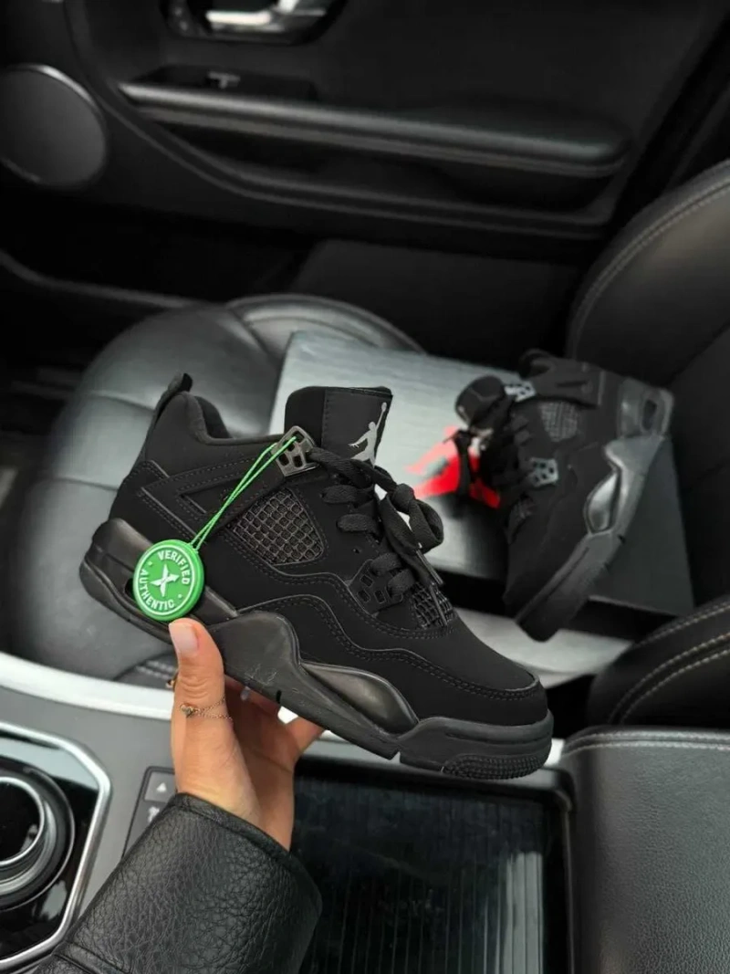 Мужские кроссовки Nike Air Jordan 4 "Black Cat" & 0124. Размеры 40-45 — фото 2