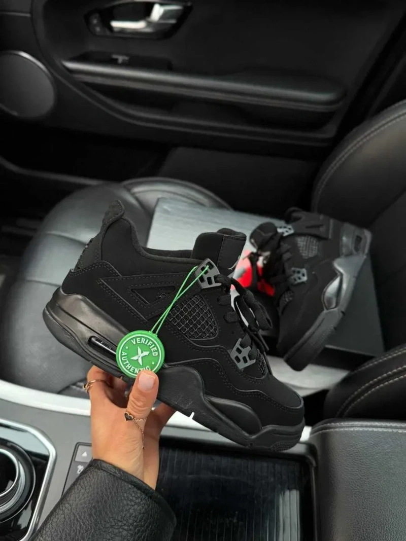 Мужские кроссовки Nike Air Jordan 4 "Black Cat" & 0124. Размеры 40-45 — фото 7