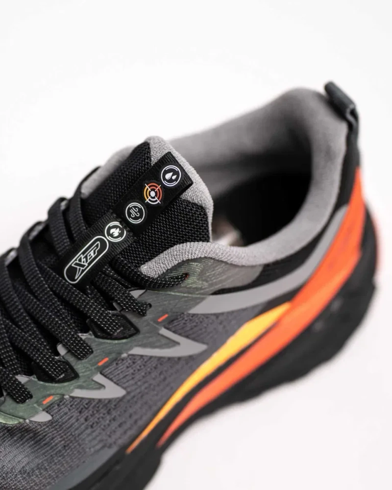 Мужские кроссовки Xtep Running Shoes 977419110030 Charcoal Grey/Black серые с черным — фото 2