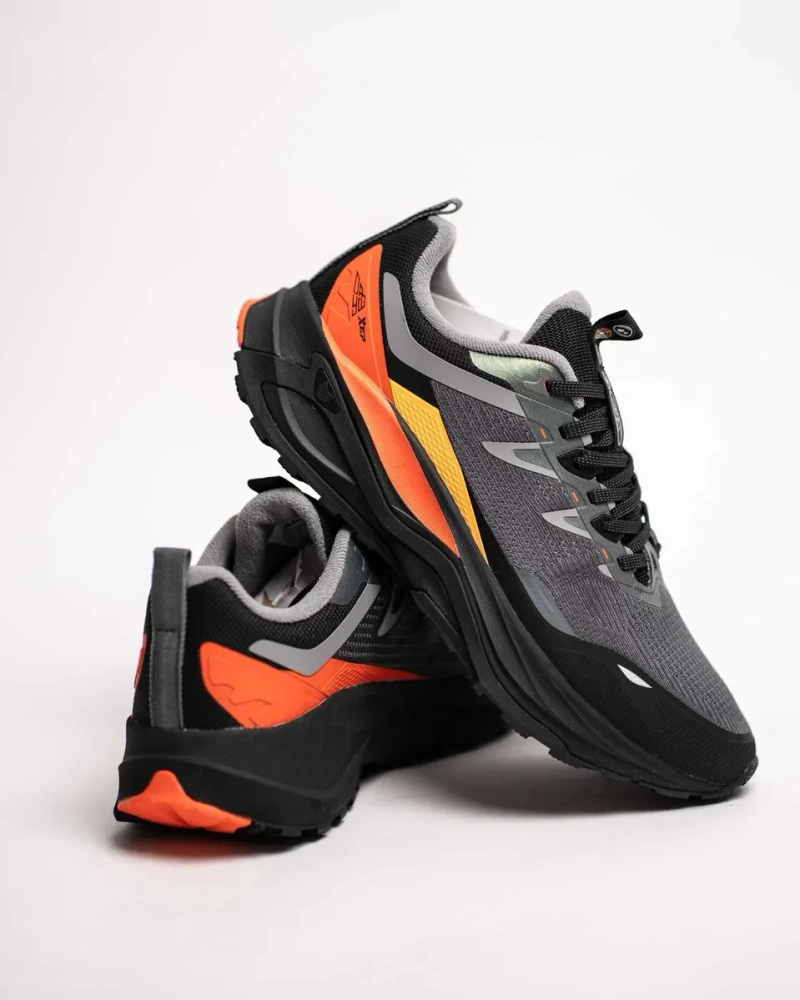 Мужские кроссовки Xtep Running Shoes 977419110030 Charcoal Grey/Black серые с черным — фото 4