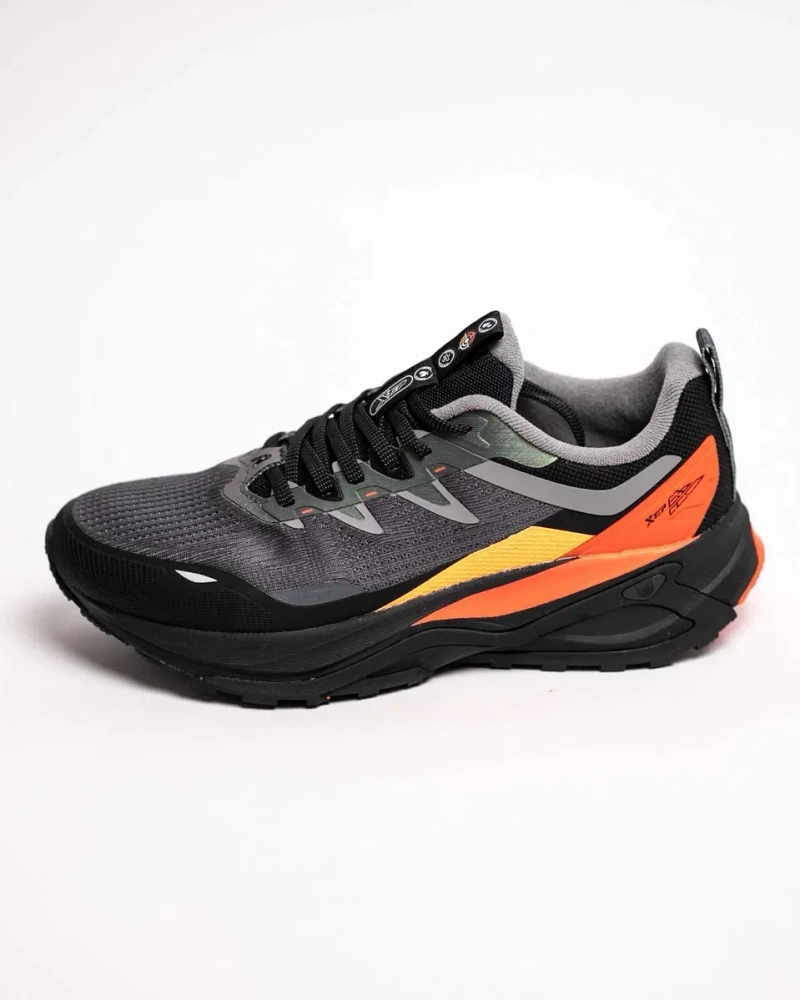 Мужские кроссовки Xtep Running Shoes 977419110030 Charcoal Grey/Black серые с черным — фото 5