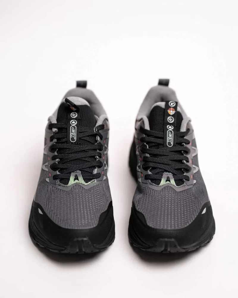Мужские кроссовки Xtep Running Shoes 977419110030 Charcoal Grey/Black серые с черным — фото 7