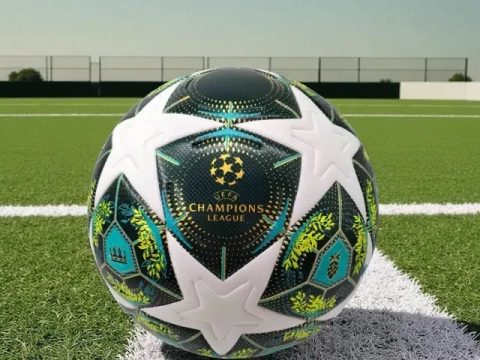 Мяч футбольний ліга чемпіонів розмір 4 або 5 на вибір великий вибір мячів термошов якісний мяч 4
