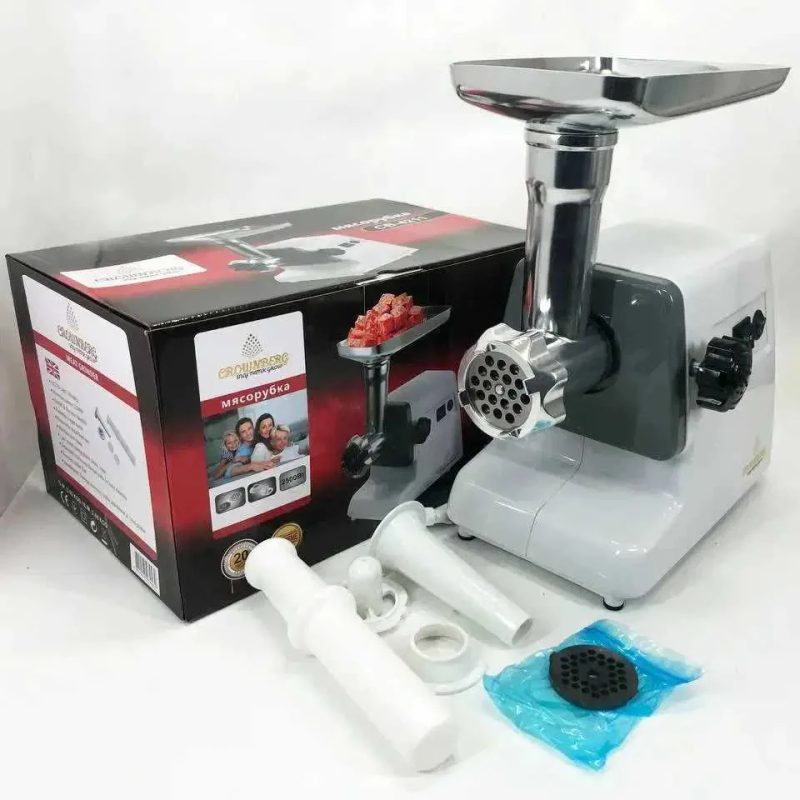Мясорубка Crownberg CB 4211 электромясорубка измельчитель 2500 Вт, М'ясорубка, розница и опт — фото 5