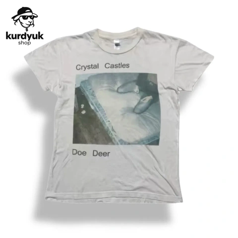 НА РУКАХ Футболка crystal castels ,japan vintage ,archive , opium, indie sleze, y2k ,архив ,винтаж ,стрит