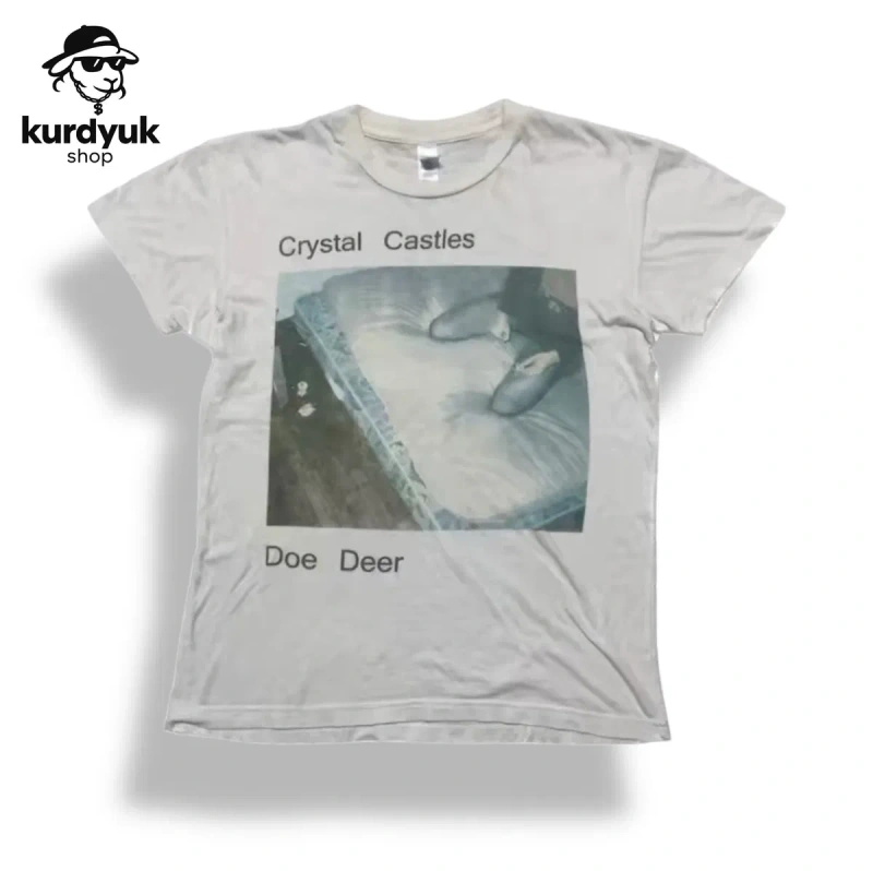 НА РУКАХ Футболка crystal castels ,japan vintage ,archive , opium, indie sleze, y2k ,архив ,винтаж ,стрит