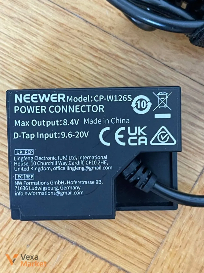 Набір фіктивного акумулятора Neewer CP-W126S з D-Tap кабелем — фото 3