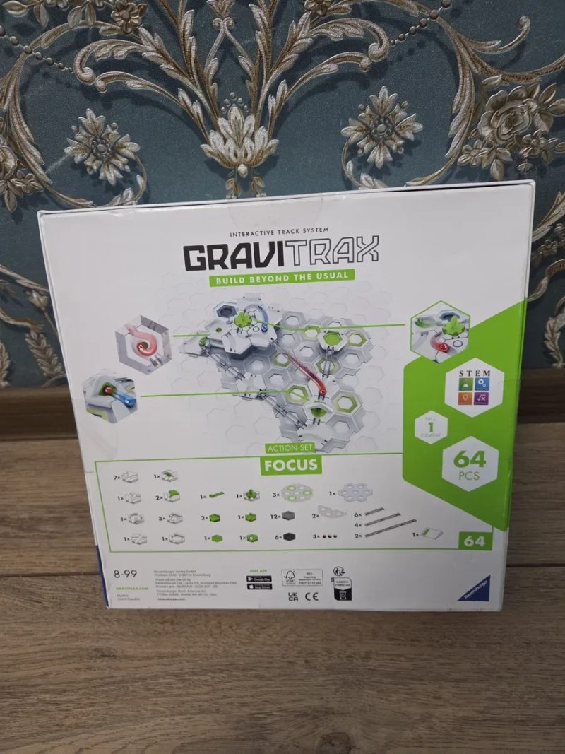 Набір логічних ігор RAVENSBURGER Gravitrax Action Set Фокус 64 елементи — фото 2