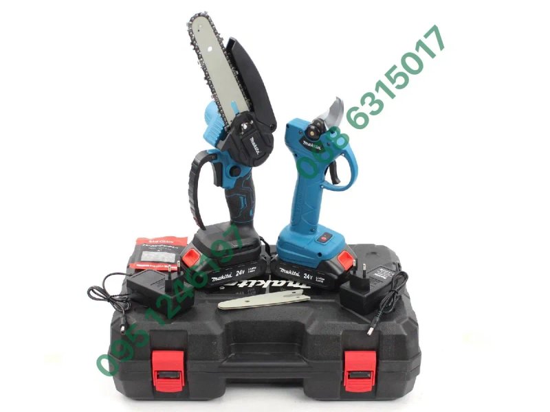 Набор аккумуляторный 2в1 Makita Пила DUC155Z + Секатор DUP365Z 24V 5Ah — фото 2