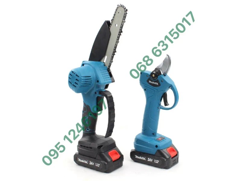 Набор аккумуляторный 2в1 Makita Пила DUC155Z + Секатор DUP365Z 24V 5Ah — фото 4