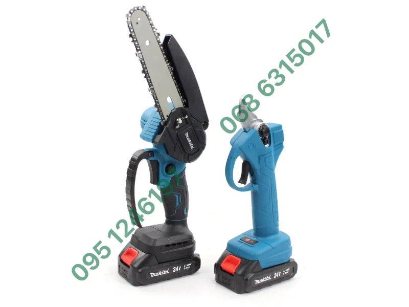 Набор аккумуляторный 2в1 Makita Пила DUC155Z + Секатор DUP365Z 24V 5Ah — фото 5