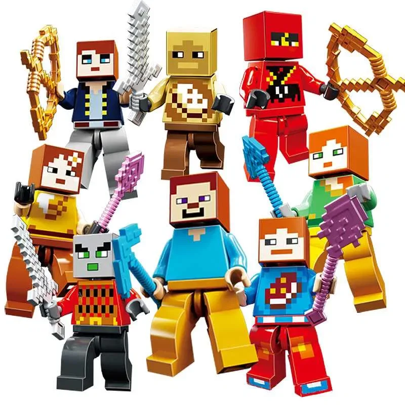 Набор фигурок Лего Майнкрафт 24 штуки. Адвент календарь Lego Minecraft — фото 3