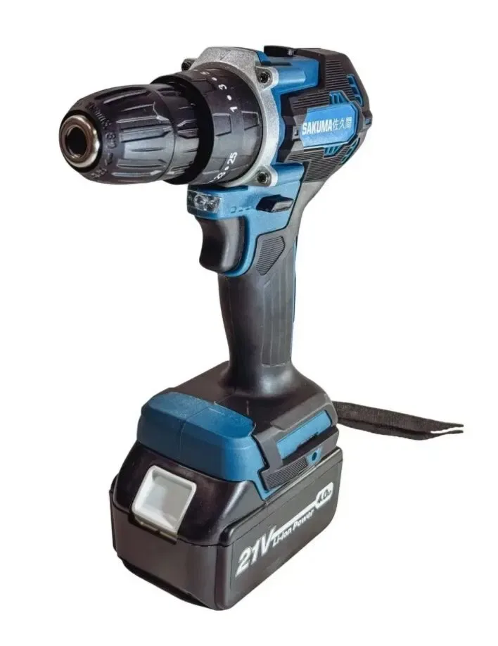 Набор SAKUMA BLUE CX2T-CORE 21v шуруповерт и угловая шлифмашина — фото 3