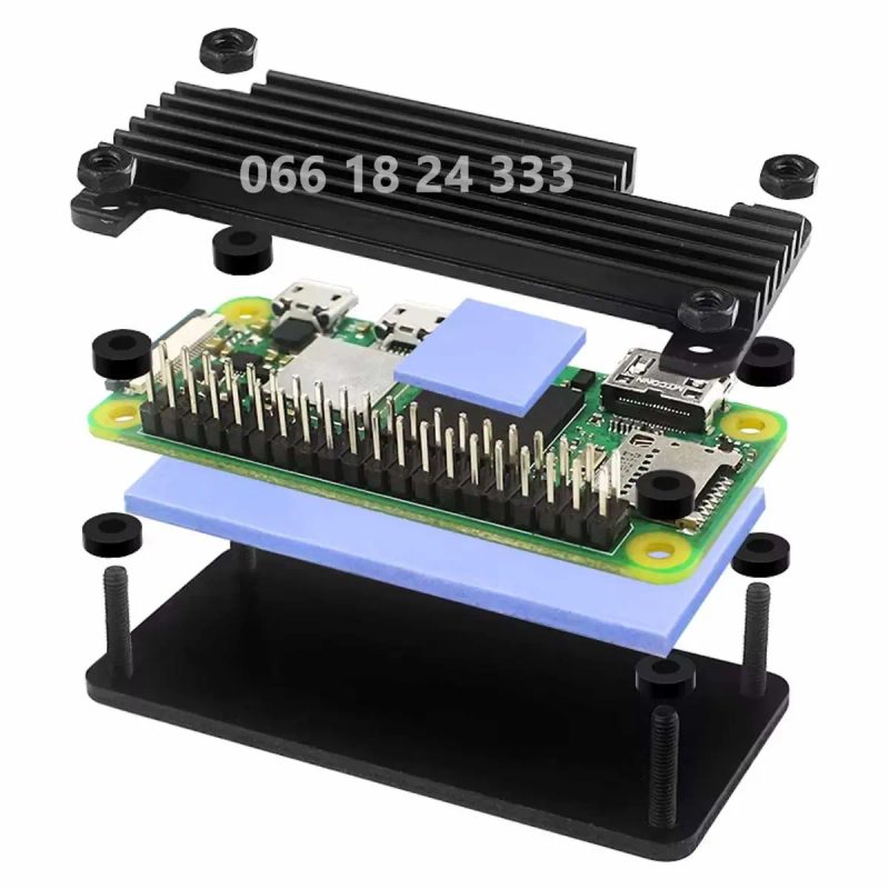 Надійний алюмінієвий корпус-радіатор для Raspberry Pi Zero / Zero 2 W — фото 2