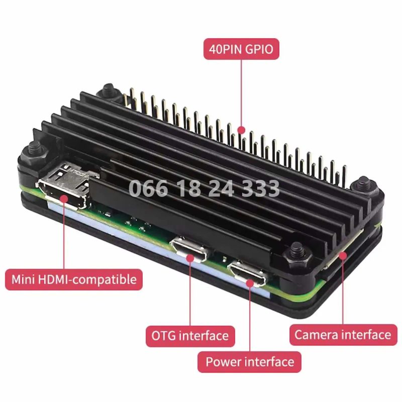 Надійний алюмінієвий корпус-радіатор для Raspberry Pi Zero / Zero 2 W — фото 3