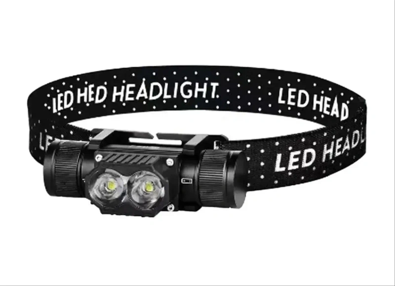 Налобний акумуляторний LED-ліхтар SY-5842, 2 LED, Type-C — фото 2