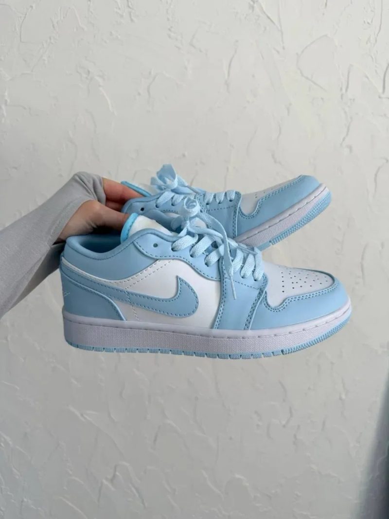 НАЛОЖКА‼️36-40 Nike Air Jordan 1 Low Blue White / Dunk Spezial Shox SL — фото 5