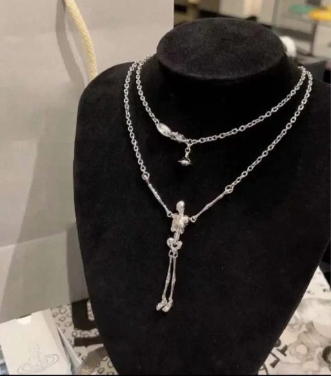 Намисто Vivienne Westwood / Підвіска Vivienne Westwood /скелет / y2k