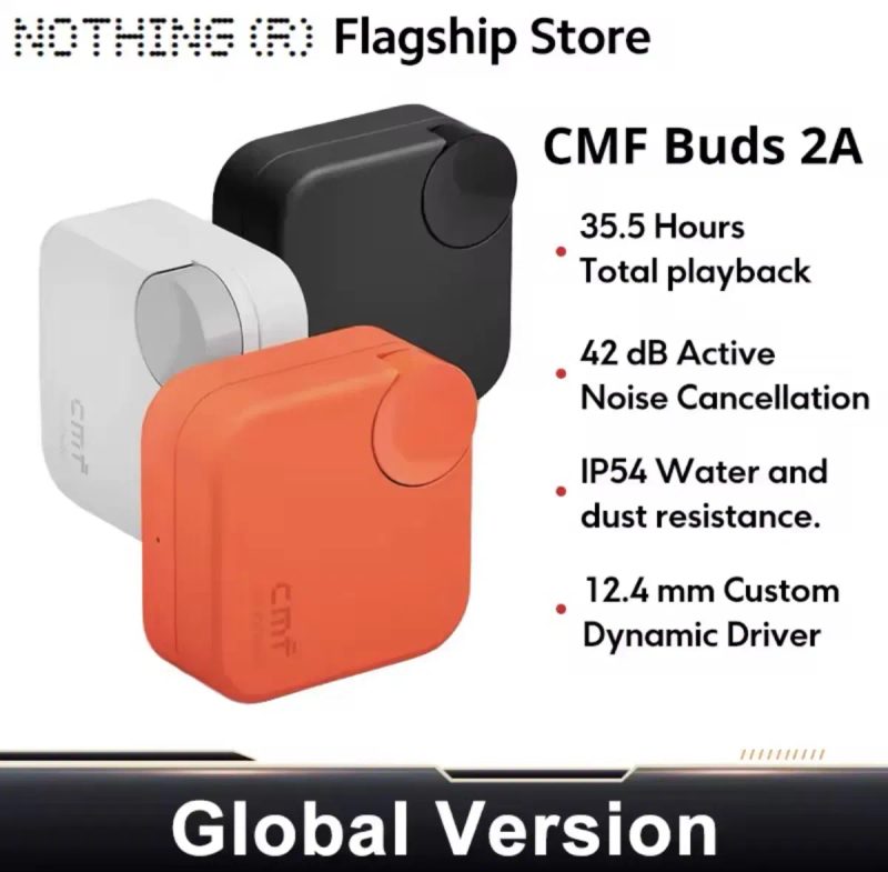 Наушники CMF Nothing Buds 2A Dark Grey Original Новые — фото 3