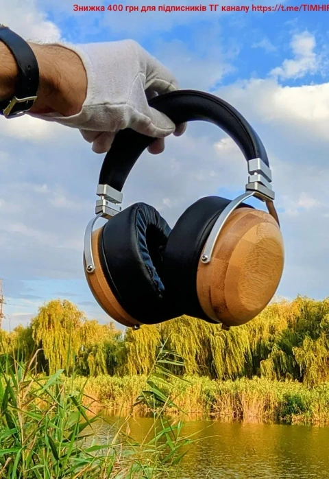 Наушники HI-FI HI-END бамбук настройка звука Onkyo SN-1, STAX 4000$