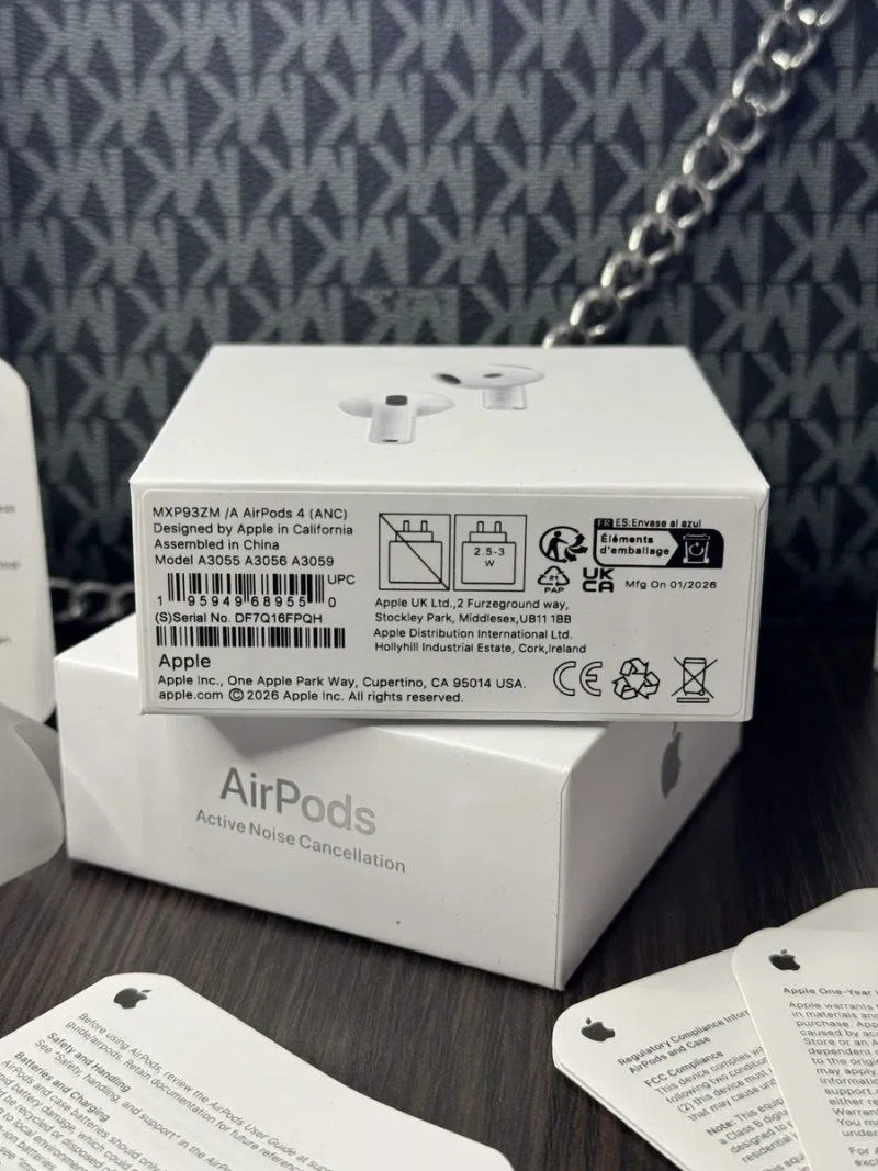 Навушники Airpods 4 (ANC) з функцією шумоподавлення — фото 6