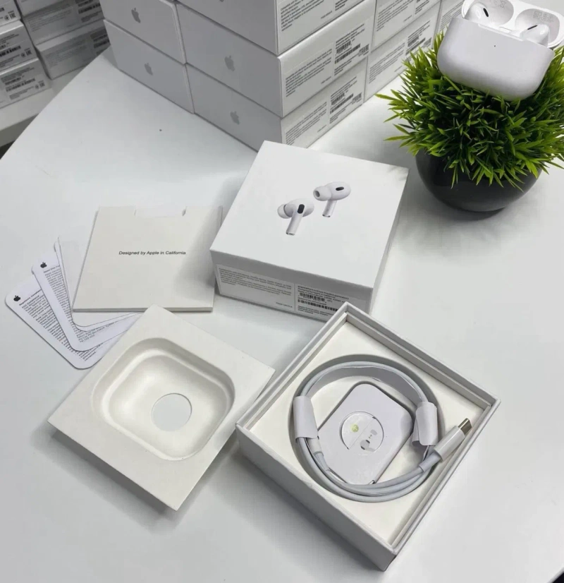 Навушники АирПодс  Pro 2  Wireless Charging Case+ чохол у подарунок — фото 2