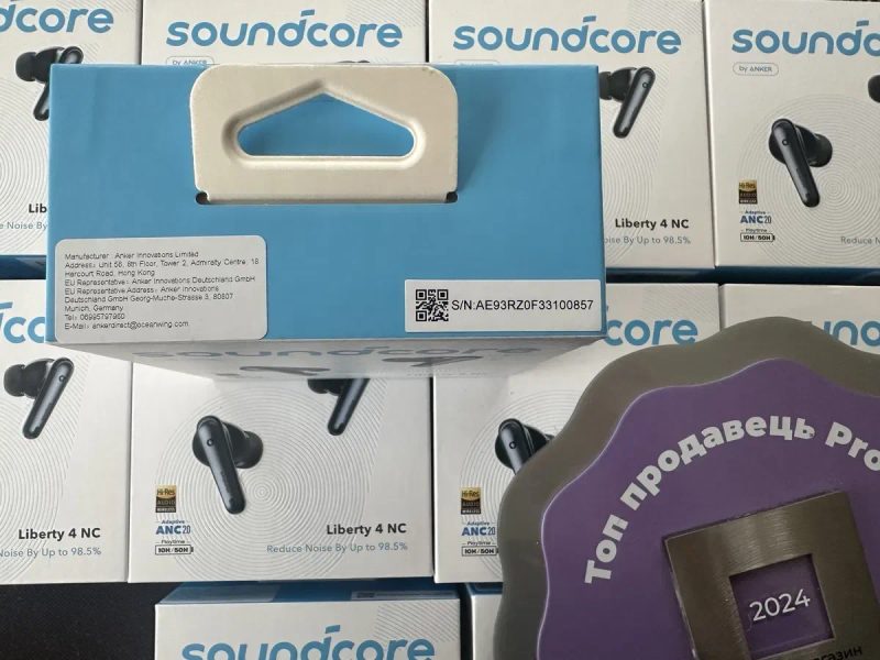 Навушники Anker Soundcore Liberty 4 NC Бездротові 98,5% зменшення шуму — фото 5
