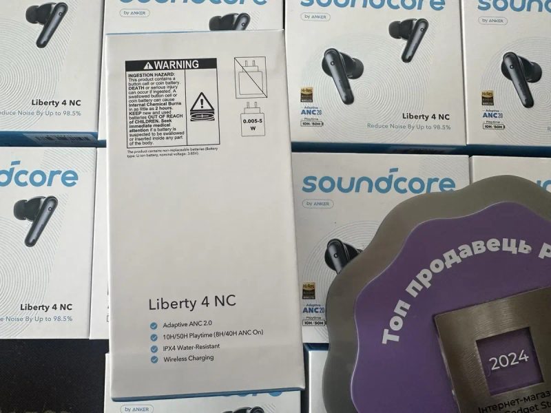 Навушники Anker Soundcore Liberty 4 NC Бездротові 98,5% зменшення шуму — фото 6
