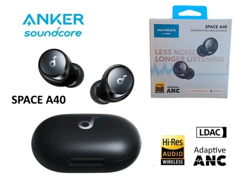 Навушники Anker Soundcore Space A40. Hi-Res, LDAC, Шумодав. Нові