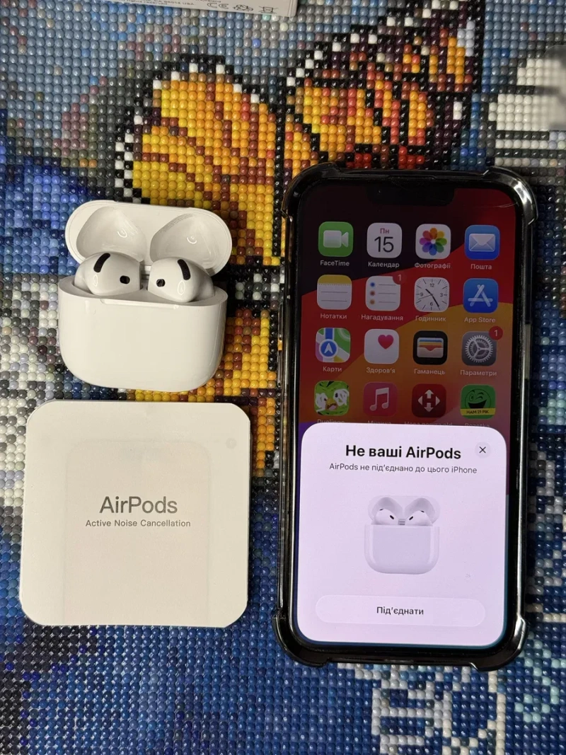 Навушники Apple Airpods 4 (Активне шумопоглинання ANC) — фото 5