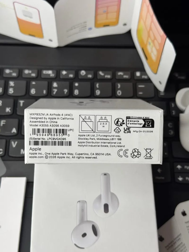 Навушники Apple AirPods 4 (ANC) Активне шумоподавлення, адаптивний режим — фото 7