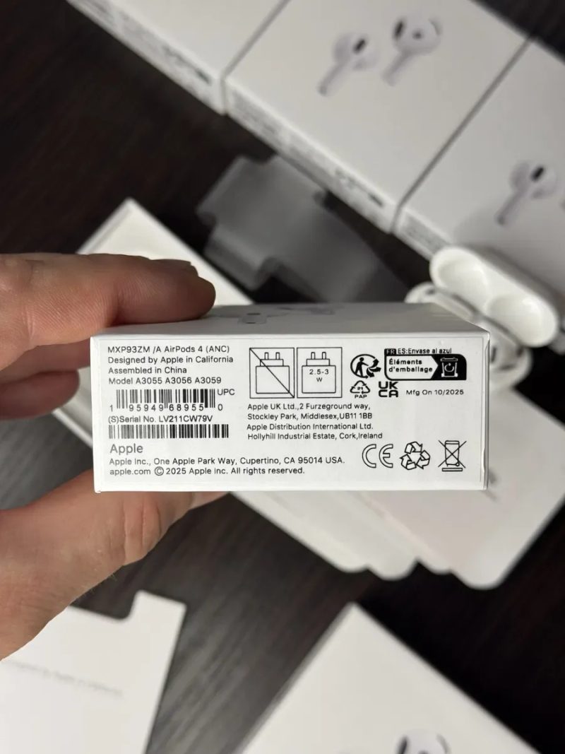 Навушники Apple Airpods 4 (ANC - активне шумоподавлення) — фото 6