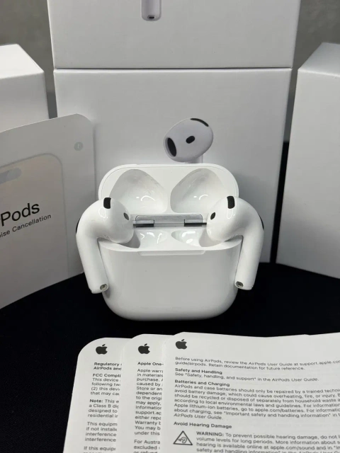 Навушники Apple AirPods 4 (Шумоподавлення, режим прозорості)