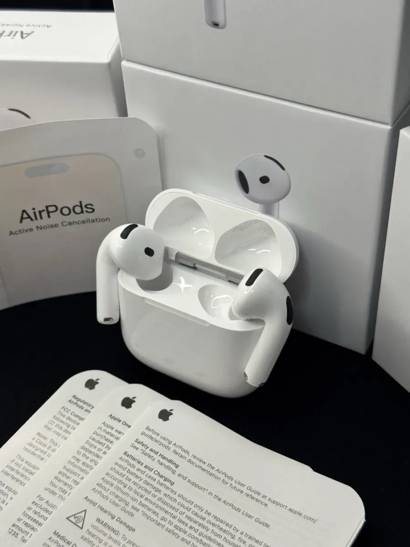 Навушники Apple AirPods 4 (Шумоподавлення, режим прозорості) — фото 2