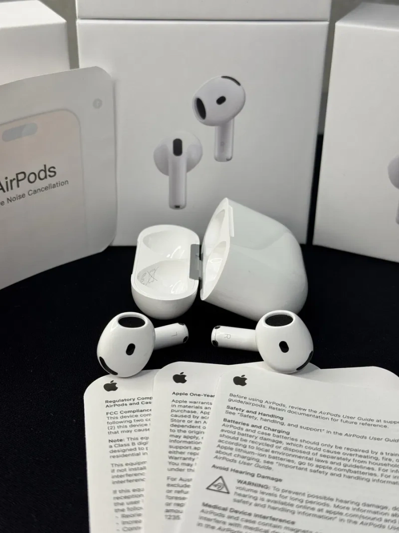 Навушники Apple AirPods 4 (Шумоподавлення, режим прозорості) — фото 4