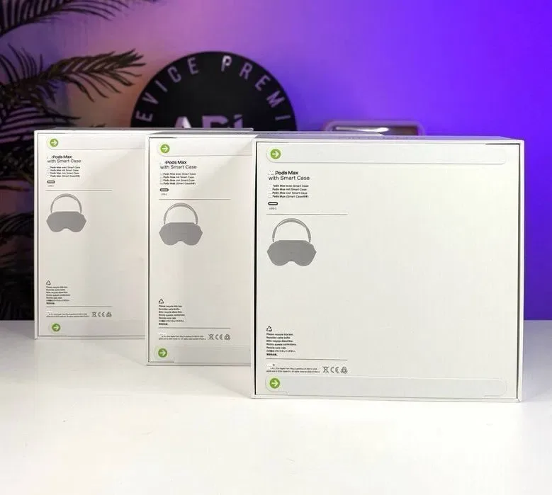Навушники Apple AirPods Max 2 (2026 gen) + Гарантія + Шумодав + Гіроскоп + Анімація (Чорний, Срібний, Фіолетовий, Синій ) — фото 2